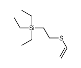 2-ethenylsulfanylethyl(triethyl)silane结构式