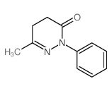 6-Methyl-2-phenyl-4,5-dihydropyridazin-3(2H)-one Structure