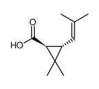 ( )-反式-菊酸结构式