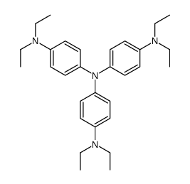 Tris[4-(diethylamino)phenyl]amine Structure