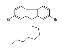 2,7-dibromo-9-octyl-9H-fluorene Structure