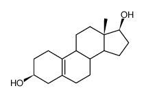 3β,17β-Dihydroxy-Δ5(10)-19-norandrosten Structure