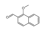 1-甲氧基-2-萘甲醛结构式
