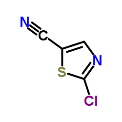 2-Chloro-1,3-thiazole-5-carbonitrile Structure