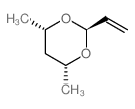 1,3-Dioxane,2-ethenyl-4,6-dimethyl-, (2a,4b,6b)- (9CI)结构式