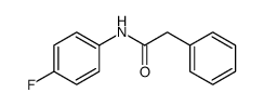 N-(4-fluorophenyl)-2-phenylacetamide结构式