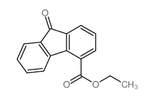 ethyl 9-oxofluorene-4-carboxylate Structure