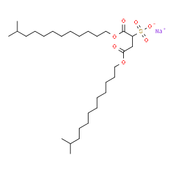 sodium 1,4-diisotridecyl sulphonatosuccinate Structure