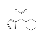 methyl alpha-cyclohexylthiophen-2-acetate structure
