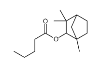 Valeric acid 1,3,3-trimethylbicyclo[2.2.1]heptan-2-yl ester结构式