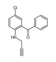 [5-chloro-2-(prop-2-ynylamino)phenyl]-phenylmethanone Structure