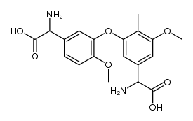 di-O-methylated ristomycinic acid Structure