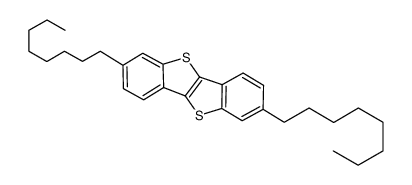 2,7-二辛基[1]苯并噻吩并[3,2-b] [1]苯并噻吩 C8-BTBT结构式
