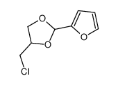 1,3-Dioxolane,4-(chloromethyl)-2-(2-furanyl)-(9CI)结构式