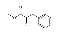 methyl α-chloro-β-phenylpropionate结构式