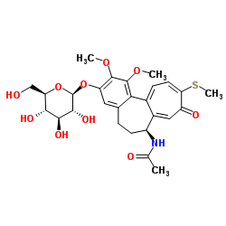 硫代秋水仙苷结构式