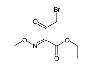 ethyl 4-bromo-2-methoxyimino-3-oxobutanoate Structure