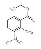 2-氨基-3-硝基苯甲酸乙酯结构式