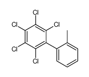 1,2,3,4,5-pentachloro-6-(2-methylphenyl)benzene结构式