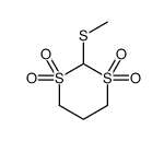 2-methylsulfanyl-1,3-dithiane 1,1,3,3-tetraoxide结构式