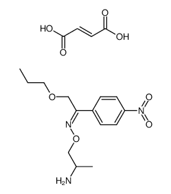 4'-Nitro-2-propoxyacetophenone O-(2-aminopropyl) oxime fumarate Structure
