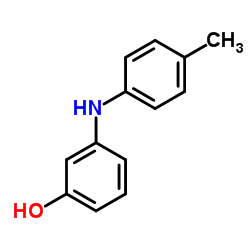 3-[(4-Methylphenyl)amino]phenol Structure