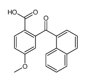 4-methoxy-2-(naphthalene-1-carbonyl)benzoic acid Structure