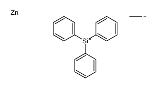 ethane,triphenylsilicon,zinc Structure