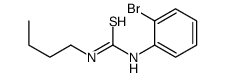 1-(2-bromophenyl)-3-butylthiourea结构式