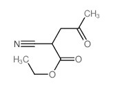 ethyl 2-cyano-4-oxo-pentanoate structure