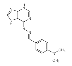Benzaldehyde, 4-(dimethylamino)-,2-(9H-purin-6-yl)hydrazone picture