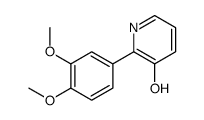 2-(3,4-dimethoxyphenyl)pyridin-3-ol Structure