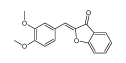 2-[(3,4-dimethoxyphenyl)methylidene]-1-benzofuran-3-one Structure
