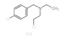 Benzenemethanamine,4-chloro-N-(2-chloroethyl)-N-ethyl-, hydrochloride (1:1)结构式