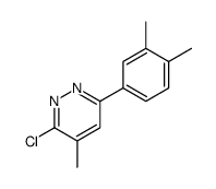 3-chloro-6-(3,4-dimethylphenyl)-4-methylpyridazine Structure