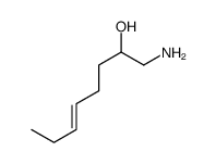 1-aminooct-5-en-2-ol Structure