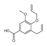 3-methoxy-4-prop-2-enoxy-5-prop-2-enylbenzoic acid Structure