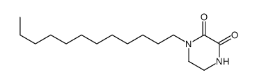 1-dodecylpiperazine-2,3-dione Structure