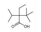 2-ethyl-3,3-dimethyl-2-propan-2-ylbutanoic acid结构式