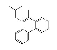 9-methyl-10-(2-methylpropyl)phenanthrene结构式