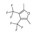 2,5-dimethyl-3,4-bis(trifluoromethyl)furan Structure