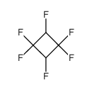 1H,3H-Hexafluor-cyclobutan结构式