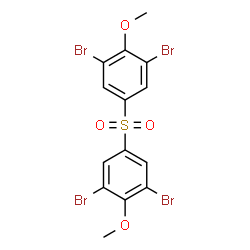Tetrabromobisphenol S Dimethyl Ether Structure