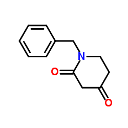 1-Benzyl-2,4-piperidinedione Structure