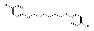 4,4'-[1,6-Hexanediylbis(oxy)]diphenol Structure
