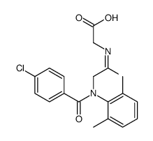 2-[[2-[(4-chlorobenzoyl)-(2,6-dimethylphenyl)amino]acetyl]amino]acetic acid picture
