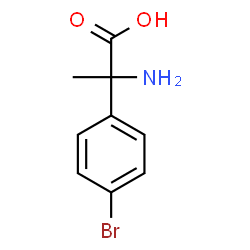 2-Amino-2-(4-bromophenyl)propanoic acid structure