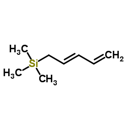 Trimethyl[(2E)-2,4-pentadien-1-yl]silane Structure