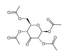 Tetra-O-acetyl-β-D-ribo-hexosulose Structure