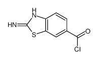 6-Benzothiazolecarbonyl chloride, 2-amino- (9CI)结构式